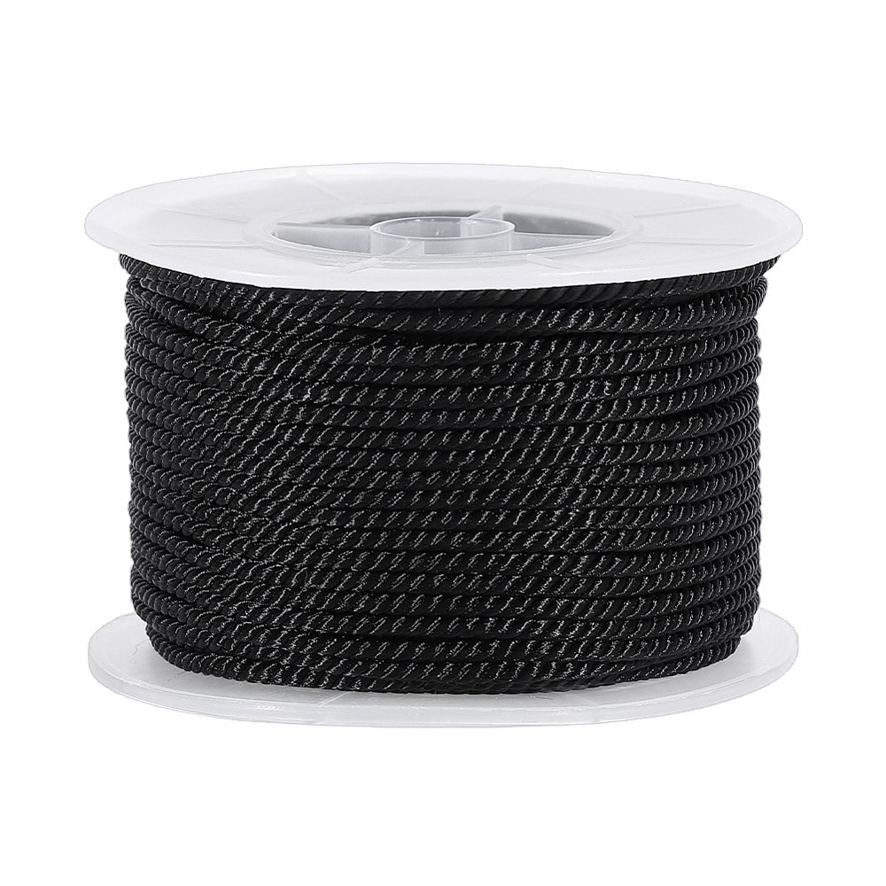 27,34 Yards Schwarze Gedrehte – Cord Trim Twisted Bewertung und Preis