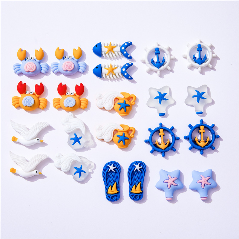 Christmas Craft Embellishment - 10 stücke Marine Beach Style Krabben