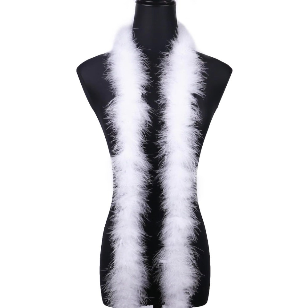 2 Meter Marabou-Feder-Boa-Mans – Cord Trim Twisted Bewertung und Preis