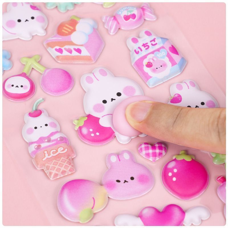 1 Blatt Puffy Bunny 3D-Blasena – Craft Embellishment Bewertung und Preis