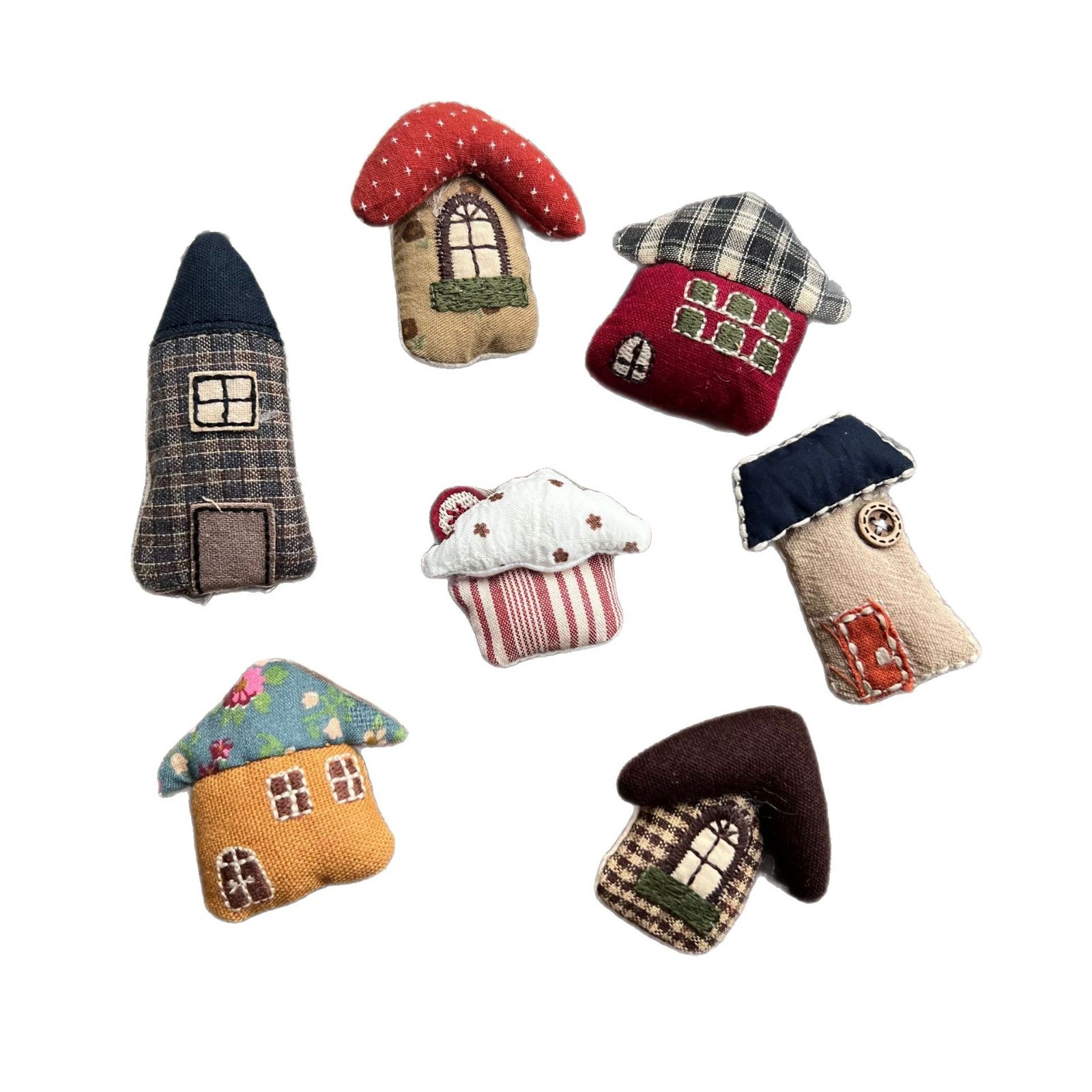 Gestopftes Stoff-Pilzhaus DIY  – Craft Embellishment Bewertung und Preis