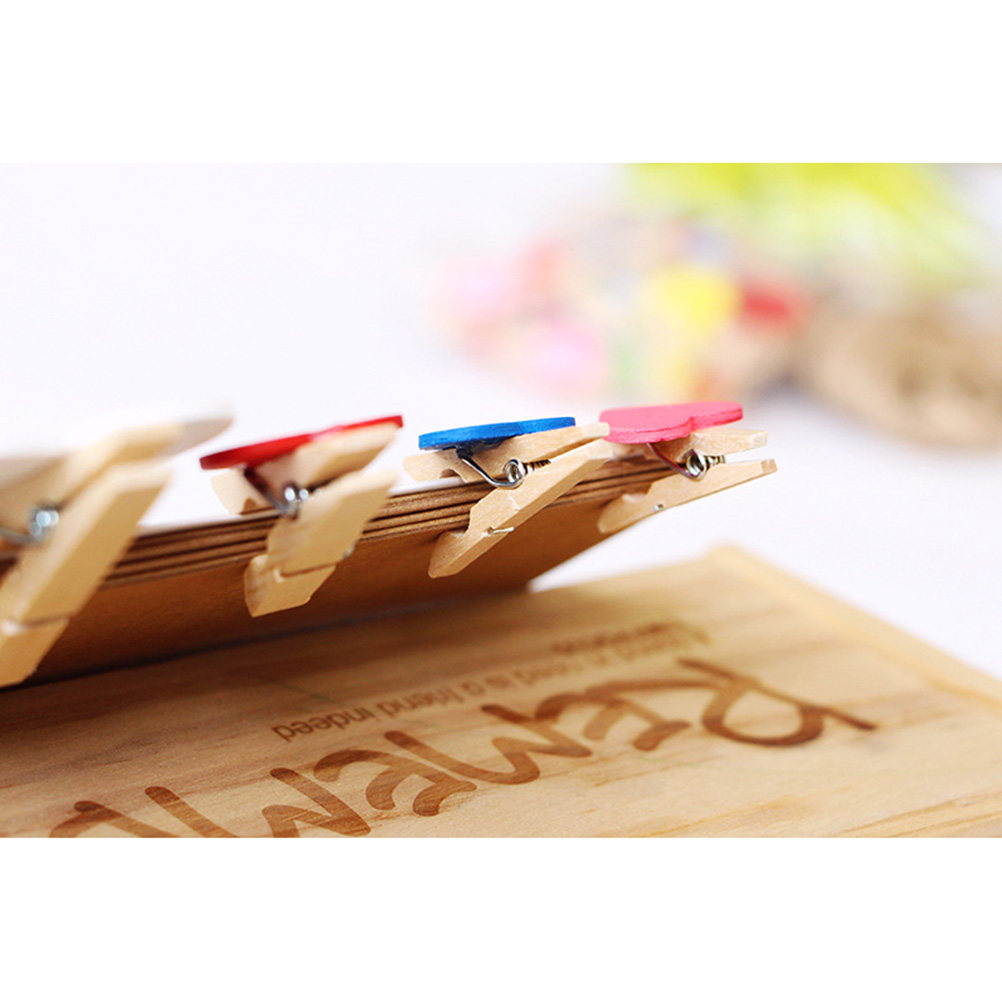 50 Stück Mini-Holzwäscheklamme – Christmas Craft Embellishment Bewertung und Preis